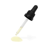 Thumbnail for Pipette of beard oil dropping oil on white background